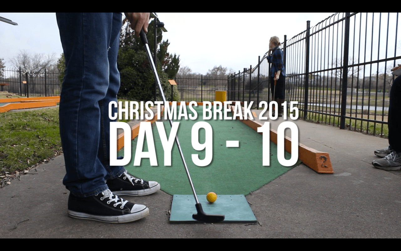 Christmas Break Vlogging - Putt Putt & Smithmas!