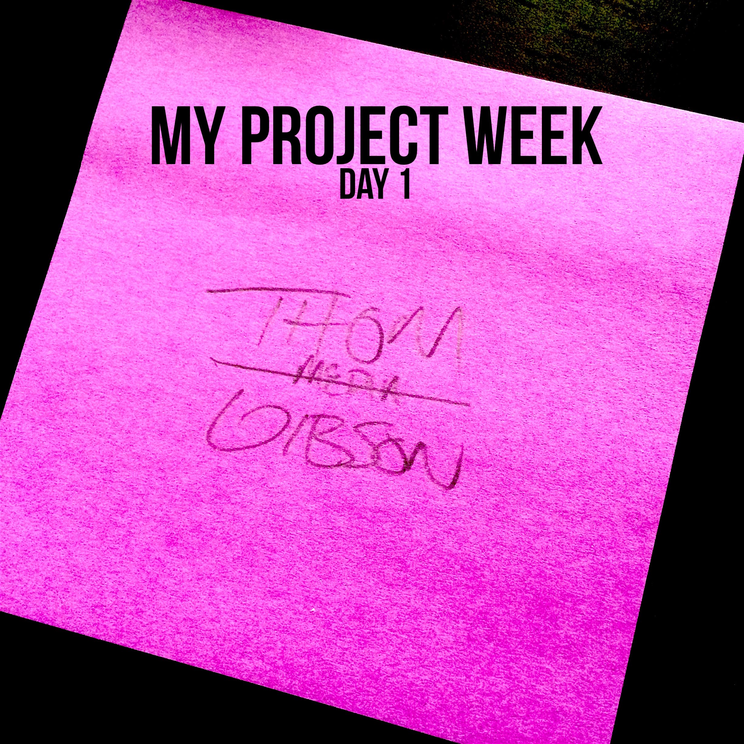 Project Week - Day 1 : Creating A Video Intro Animation