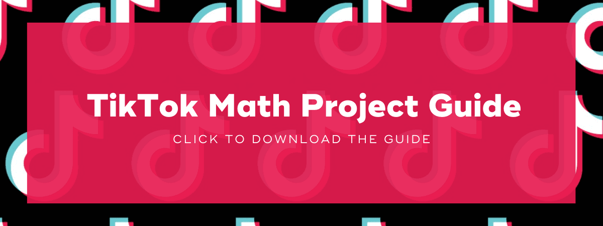 Math TikTok Video Project — click to download the template